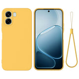 OPPO A6x EIDERWOOD Silicone Case with Strap - Yellow