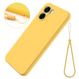 OPPO A6x EIDERWOOD Silicone Case with Strap - Yellow