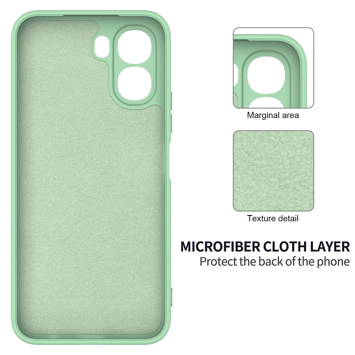 OPPO A6x EIDERWOOD Silicone Case with Strap - Green