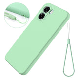 OPPO A6x EIDERWOOD Silicone Case with Strap - Green