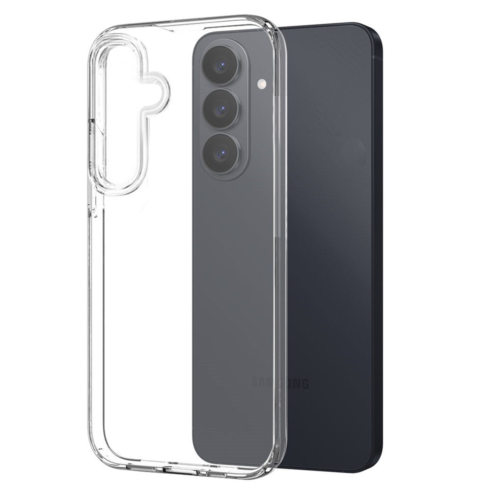 Samsung Galaxy S26+ (Plus) NORTHJO 3-in-1 Protection Set with Flexible Plastic Case / Tempered Screen Protector Glass / Camera Lens Protector Glass - Transparent