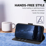 Xiaomi 17 Ultra EIDERWOOD Faux Leather Flip Case with Card Holder & Stand Function - Black