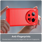 Xiaomi 17 Ultra EIDERWOOD Brushed Carbon Case - Red