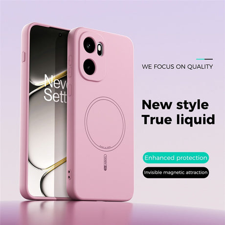 OnePlus 15R EIDERWOOD Silicone Case - MagSafe Compatible - Pink