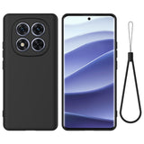 Xiaomi Redmi Note 15 Pro (5G) EIDERWOOD Silicone Case with Strap - Black