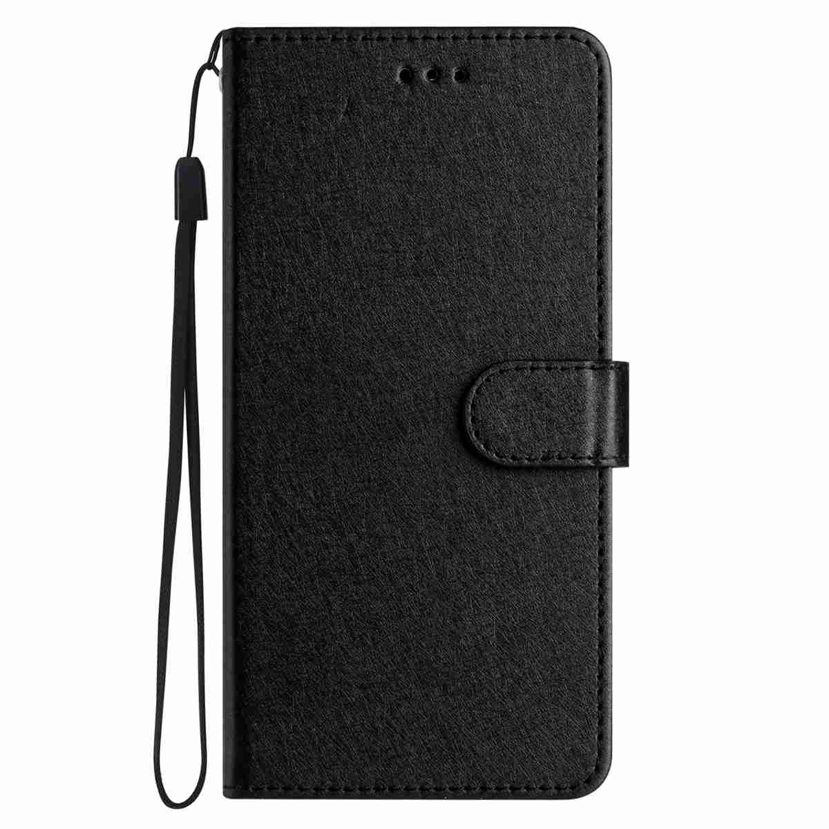 Xiaomi Redmi Note 15 (5G) / Poco M8 (5G) EIDERWOOD Faux Leather Flip Case with Strap – Black