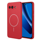 Google Pixel 10a EIDERWOOD Flexible Plastic Case – MagSafe Compatible – Red