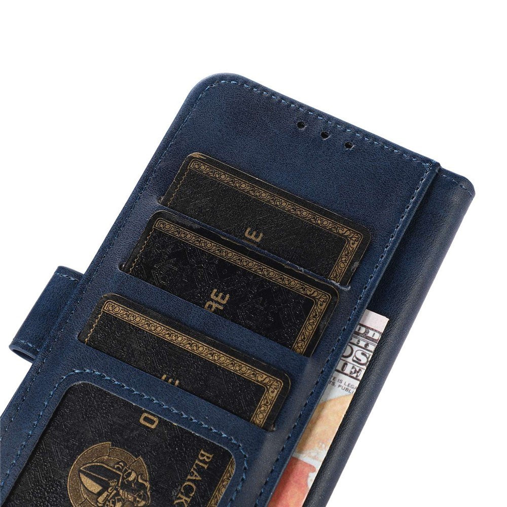 OnePlus Nord CE6 / Nord 6 EIDERWOOD Artificial Leather Flip Case with Card Holder and Stand Function - Blue