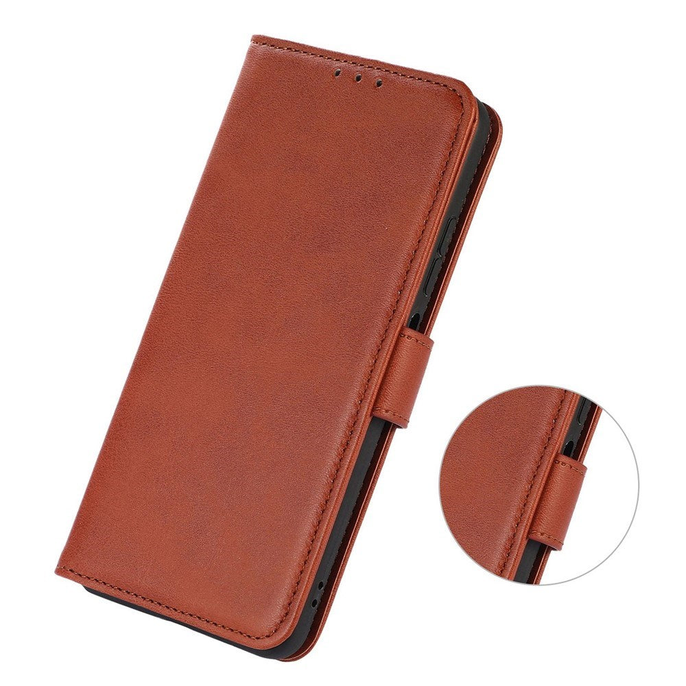 OnePlus Nord CE6 / Nord 6 EIDERWOOD Artificial Leather Flip Case with Card Holder and Stand Function - Brown