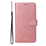 Realme 16 Pro+ EIDERWOOD Faux Leather Flip Case with Strap - Pink