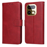 Realme 16 Pro+ EIDERWOOD Faux Leather Flip Case with Strap - Red