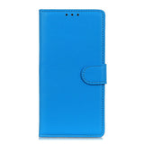 Motorola Edge 70 Fusion EIDERWOOD Faux Leather Flip Case with Card Holder & Stand Function – Blue
