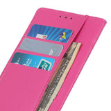 Motorola Edge 70 Fusion EIDERWOOD Faux Leather Flip Case with Card Holder & Stand Function – Pink