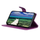 Motorola Edge 70 Fusion EIDERWOOD Faux Leather Flip Case with Card Holder & Stand Function – Purple