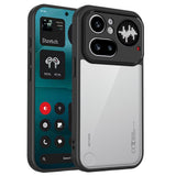 Nothing Phone (4a) Pro Hybrid Mobile Case - Transparent / Black