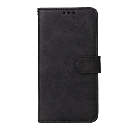 Realme 16 EIDERWOOD Faux Leather Flip Case with Strap - Black