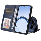 Realme 16 EIDERWOOD Faux Leather Flip Case with Strap - Blue