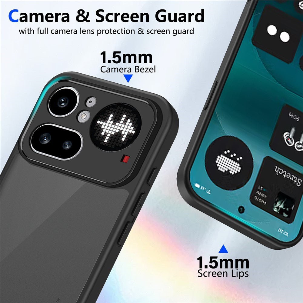 Nothing Phone (4) Pro EIDERWOOD Mat Hybrid Case - Black