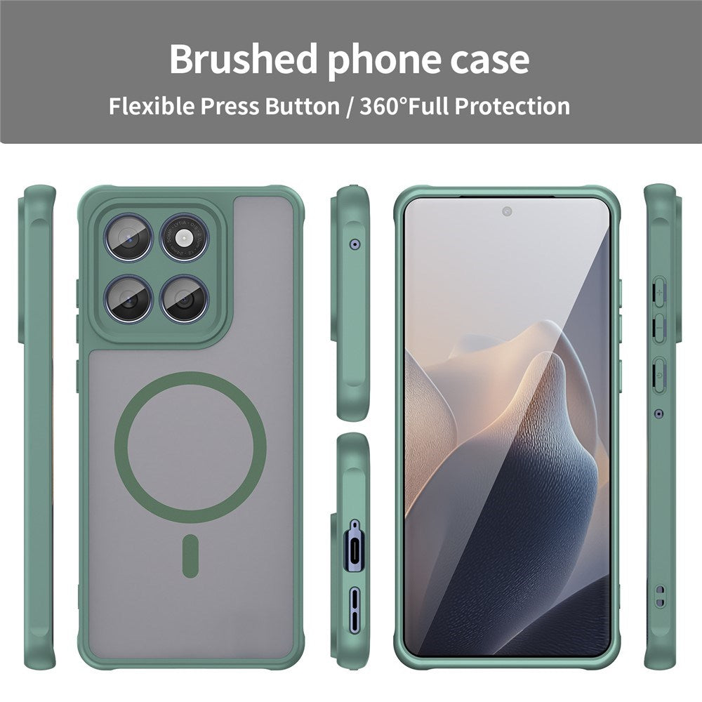 Motorola Moto G77 / G67 EIDERWOOD Hybrid Plastic Case - MagSafe Compatible - Green