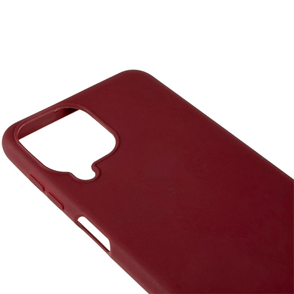 Samsung Galaxy M33 Matte Flexible TPU Plastic Case - Red