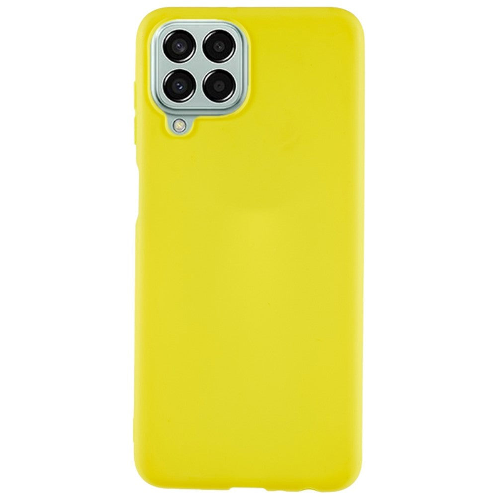 Samsung Galaxy M33 Matte Flexible TPU Plastic Case - Yellow