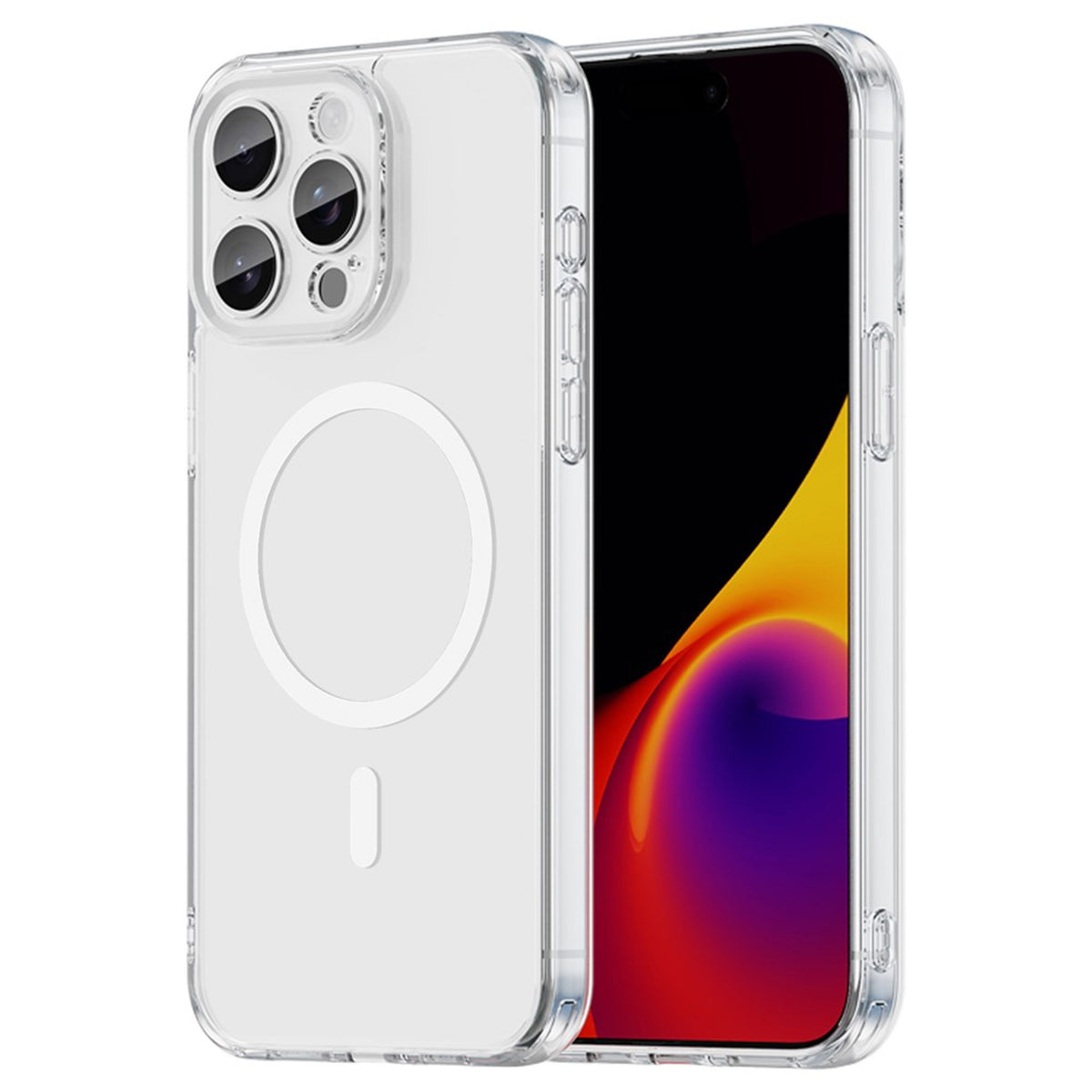 iPhone 15 Pro Max EIDERWOOD Hybrid Plastic Case - MagSafe Compatible - Transparent