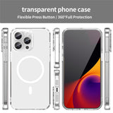 iPhone 15 Pro Max EIDERWOOD Hybrid Plastic Case - MagSafe Compatible - Transparent
