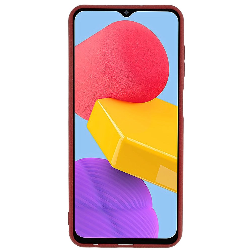 Samsung Galaxy M13 Matte Flexible Plastic Case - Winered