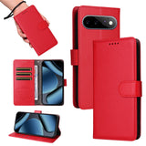 EIDERWOOD Google Pixel 11 / 11 Pro Flip Case - Card Holder & Wrist Strap - Red