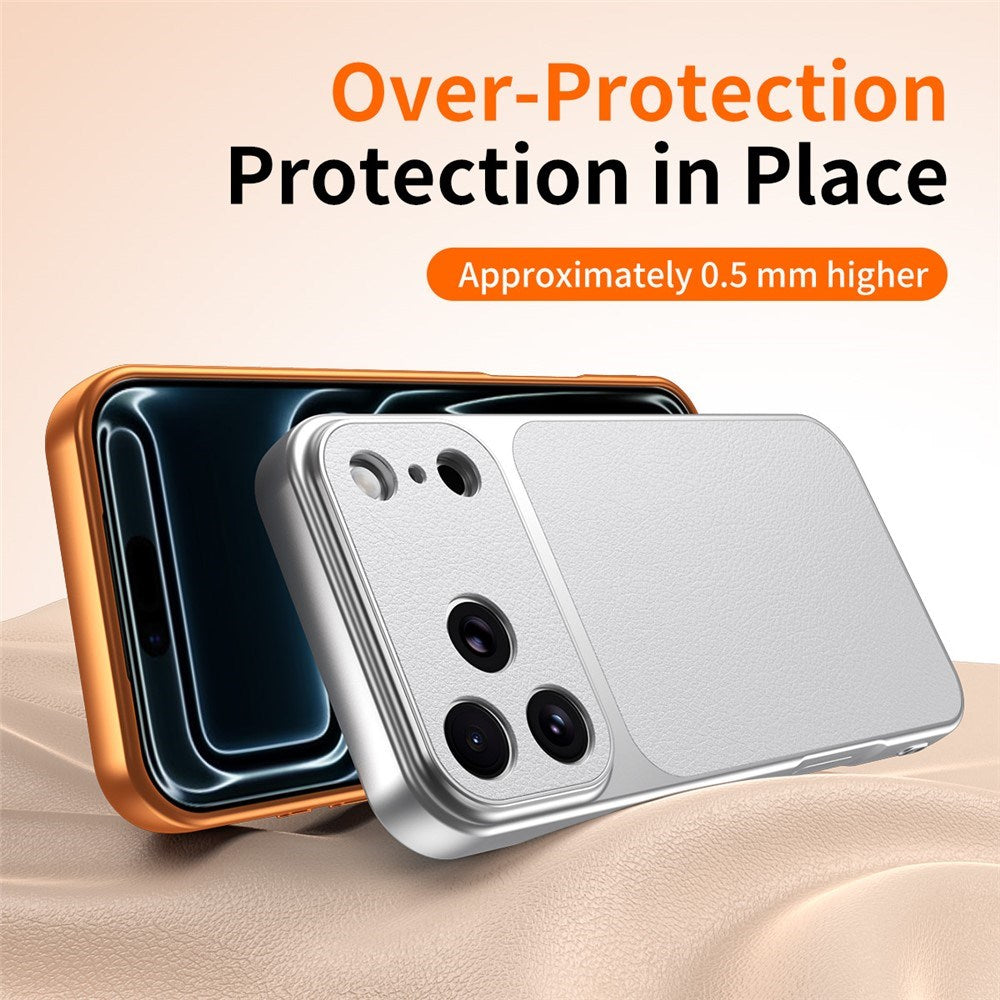 iPhone 17 Pro Max EIDERWOOD Hybrid Back Case with Faux Leather - Blue