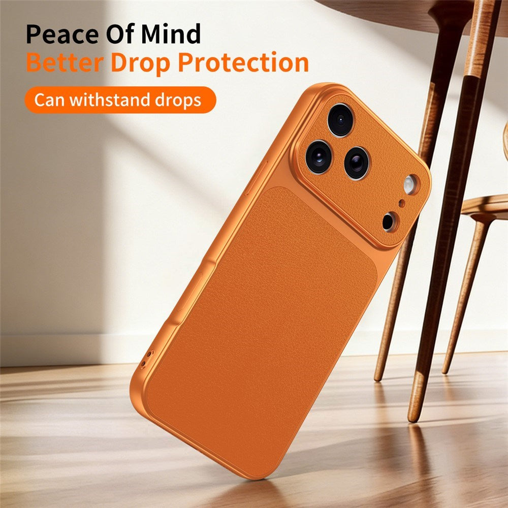 iPhone 17 Pro EIDERWOOD Hybrid Back Case with Faux Leather - White
