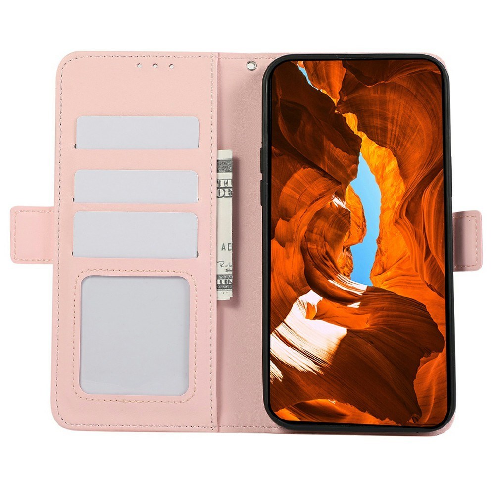 EIDERWOOD Google Pixel 11 Pro XL Flip Case with RFID Blocker & Card Holder - Pink