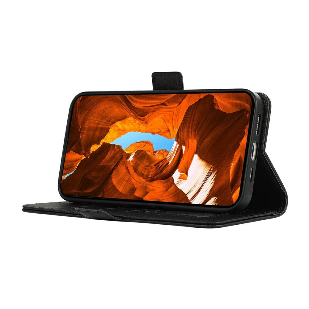 EIDERWOOD Google Pixel 11 Pro XL Flip Case with RFID Blocker & Card Holder - Black