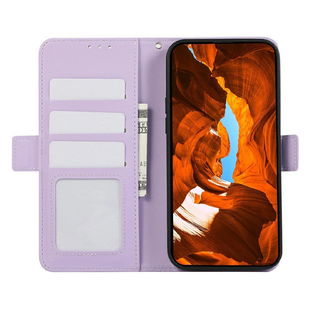 EIDERWOOD Google Pixel 11 Pro XL Flip Case with RFID Blocker & Card Holder - Purple