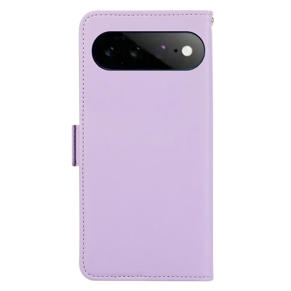 EIDERWOOD Google Pixel 11 Pro XL Flip Case with RFID Blocker & Card Holder - Purple