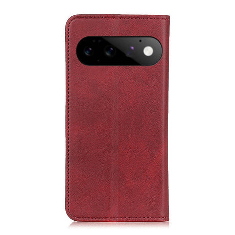 EIDERWOOD Google Pixel 11 / 11 Pro Faux Leather Flip Case - Card Holder & Stand Function - Red