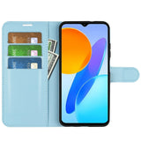 EIDERWOOD Honor X8 (5G) Faux Leather Flip Case with Cardholder & Stand Function - Blue