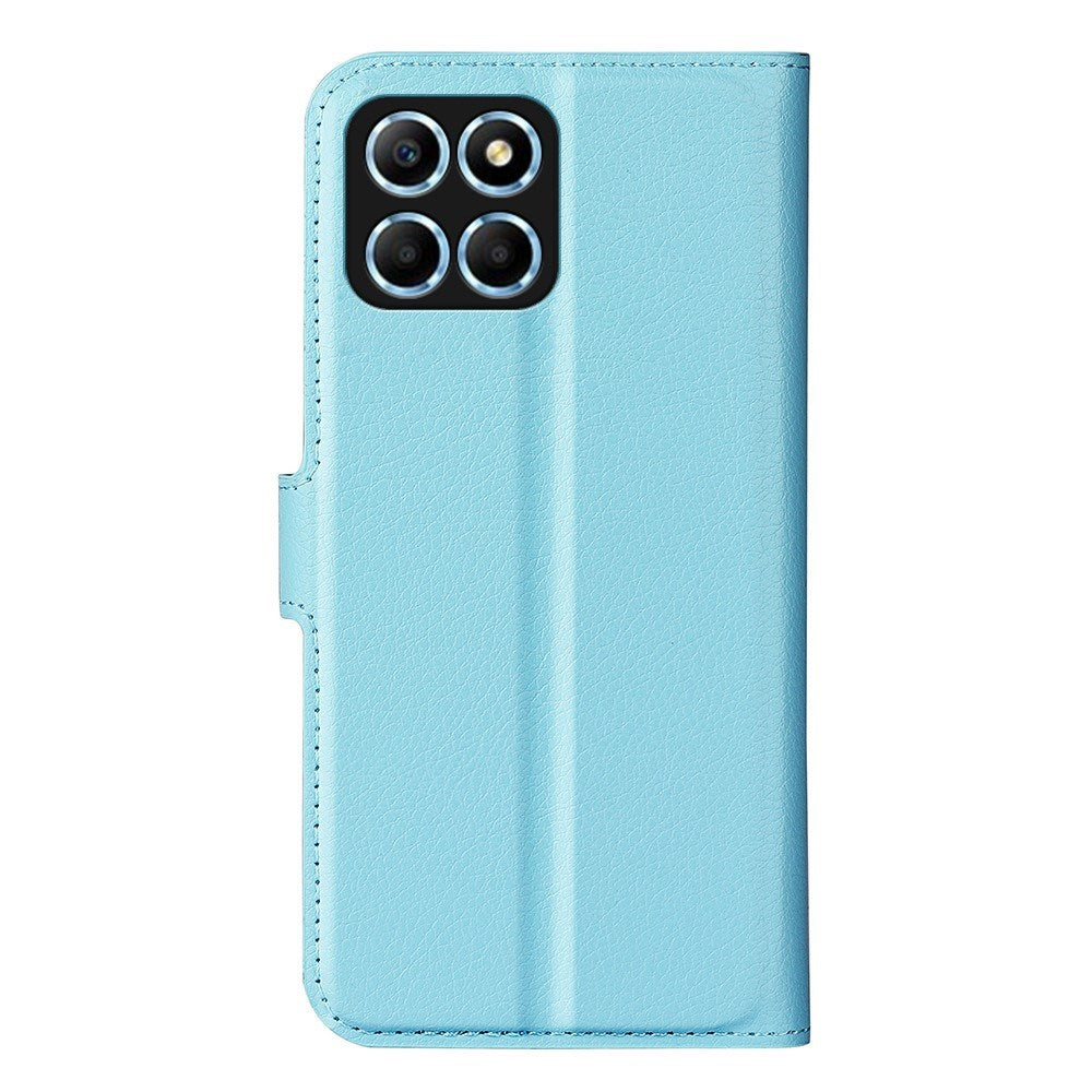 EIDERWOOD Honor X8 (5G) Faux Leather Flip Case with Cardholder & Stand Function - Blue