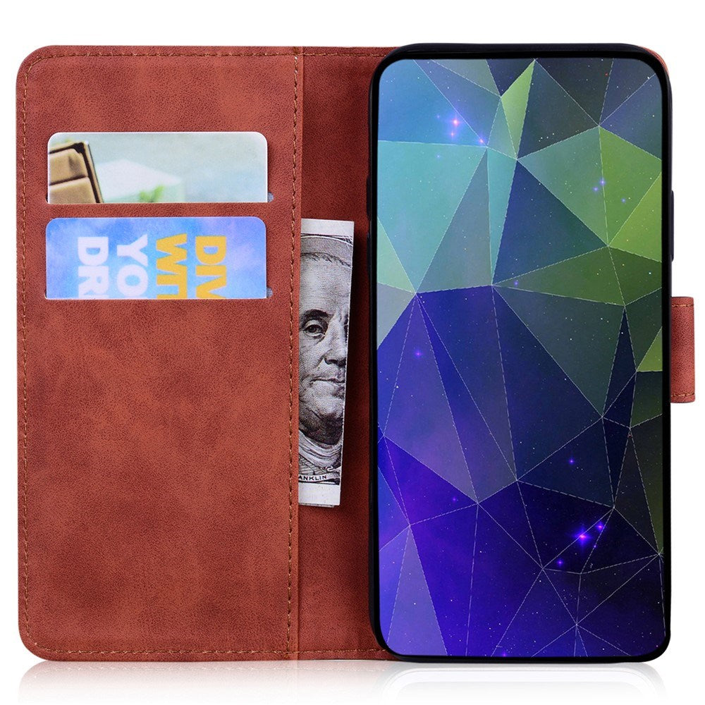 Honor 600 Lite EIDERWOOD Faux Leather Flip Case - Brown