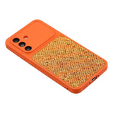Samsung Galaxy A17 (5G) EIDERWOOD Flexible Plastic Case with Glitter - Orange