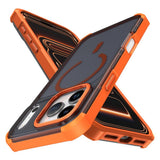 iPhone 17 Pro EIDERWOOD Matte Hybrid Plastic Case - MagSafe Compatible - Orange