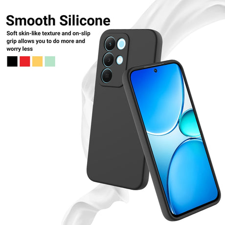 Realme C100 EIDERWOOD Silicone Case with Strap - Black
