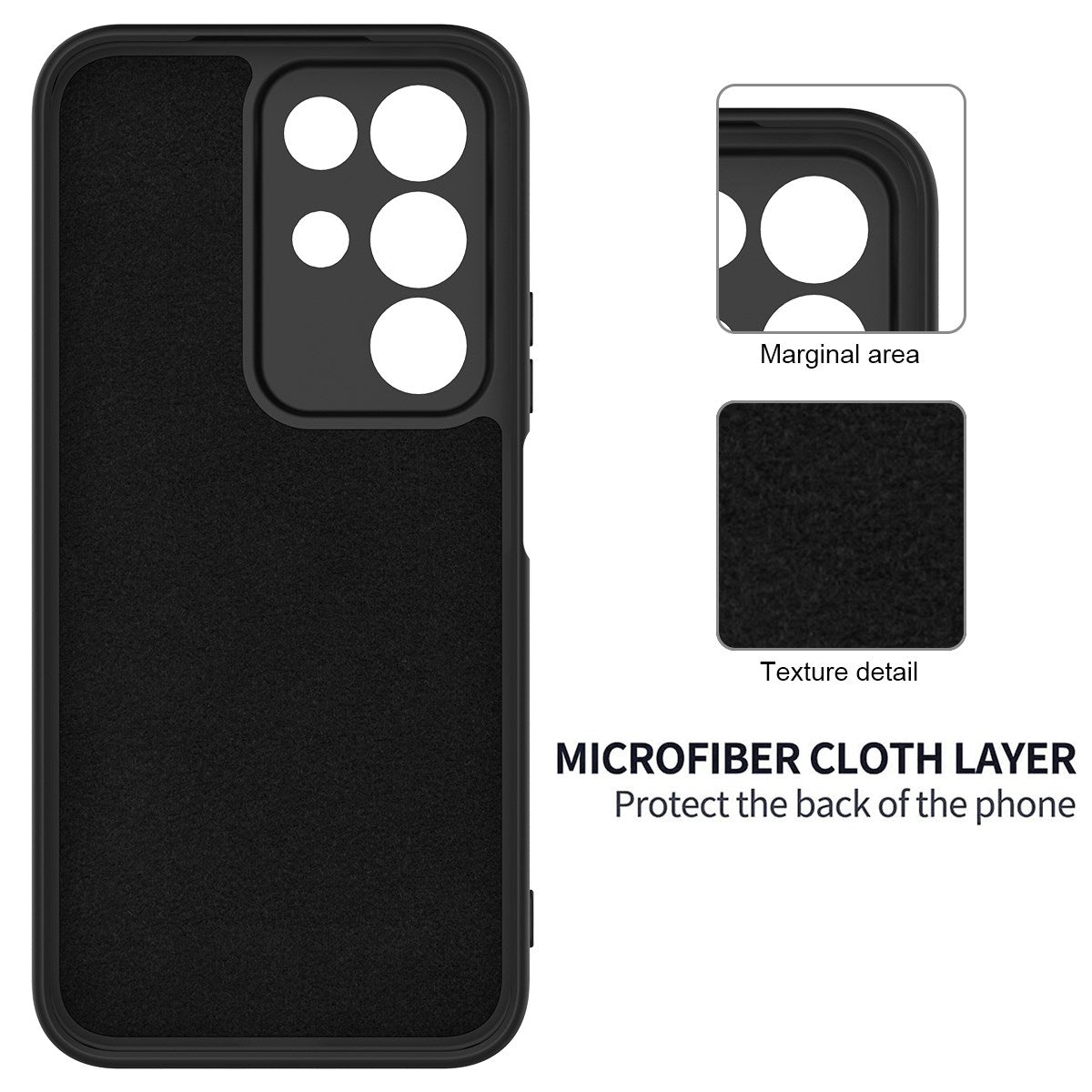 Realme C100 EIDERWOOD Silicone Case with Strap - Black