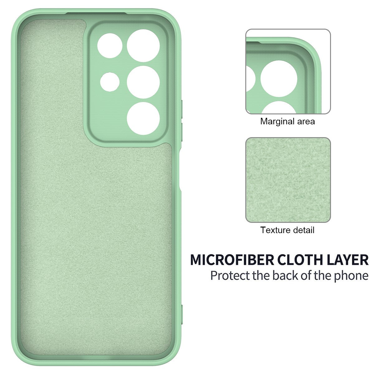 Realme C100 EIDERWOOD Silicone Case with Strap - Green