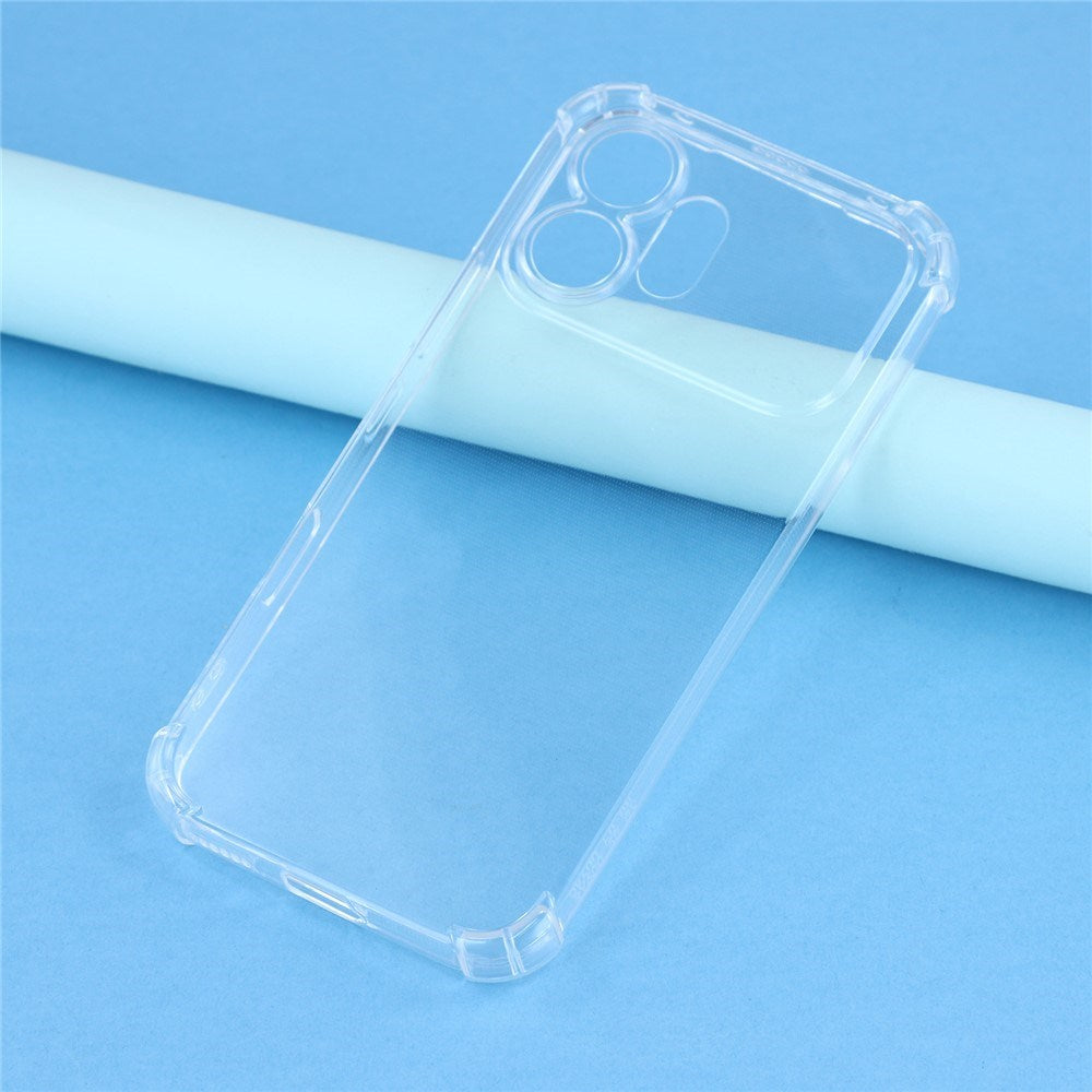 Honor 600 EIDERWOOD Flexible Plastic Case with Shock-Absorbing Corners - Transparent