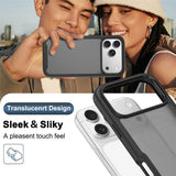 iPhone 18 Pro Max / 17 Pro Max EIDERWOOD Two-Piece Matte Hybrid Plastic Case - Black