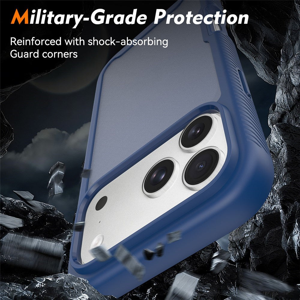 iPhone 18 Pro Max / 17 Pro Max EIDERWOOD Two-Piece Matte Hybrid Plastic Case - Blue