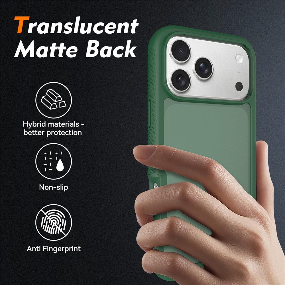 iPhone 18 Pro Max / 17 Pro Max EIDERWOOD Two-Piece Matte Hybrid Plastic Case - Green