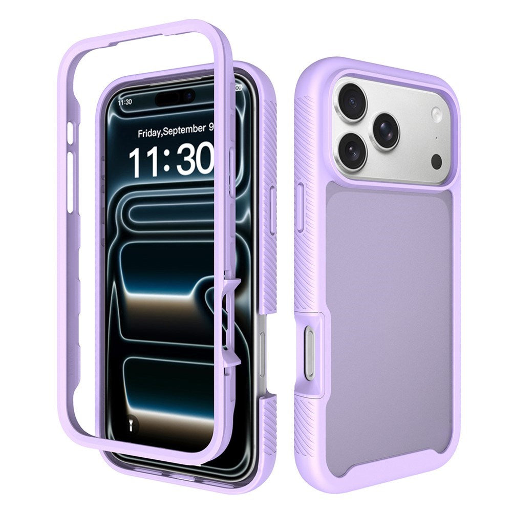 iPhone 18 Pro Max / 17 Pro Max EIDERWOOD Two-Piece Matte Hybrid Plastic Case - Purple