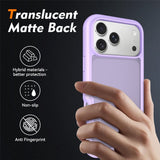 iPhone 18 Pro Max / 17 Pro Max EIDERWOOD Two-Piece Matte Hybrid Plastic Case - Purple